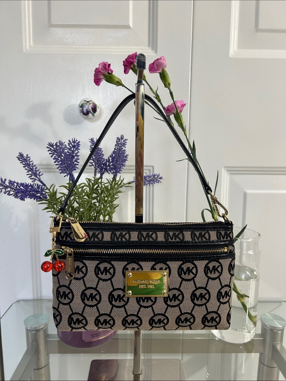 Michael Kors Vintage Black Logo Mini Bag